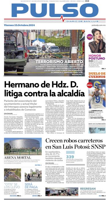 Edicion Impresa Portada de Hoy