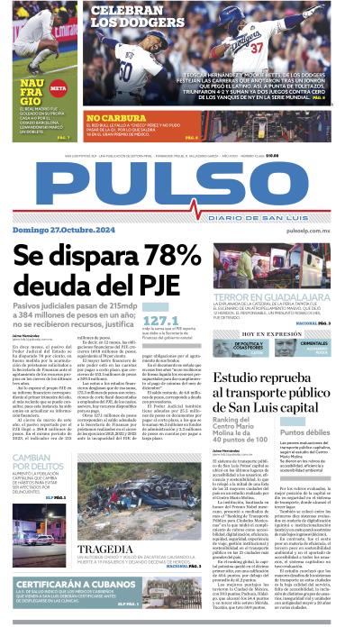 Edicion Impresa Portada de Hoy