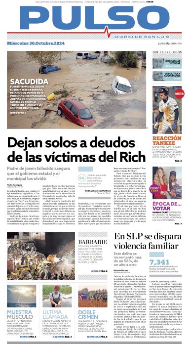 Edicion Impresa Portada de Hoy