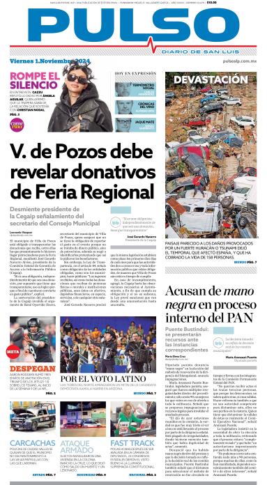 Edicion Impresa Portada de Hoy