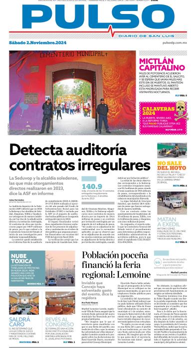 Edicion Impresa Portada de Hoy