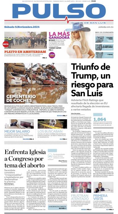 Edicion Impresa Portada de Hoy