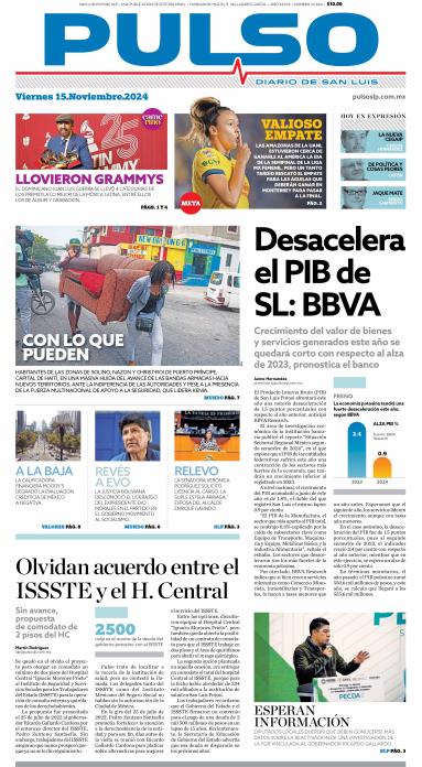 Edicion Impresa Portada de Hoy