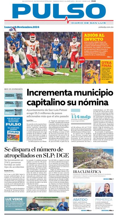 Edicion Impresa Portada de Hoy