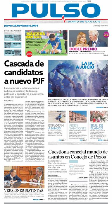 Edicion Impresa Portada de Hoy