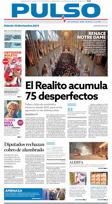 Edicion Impresa Portada de Hoy