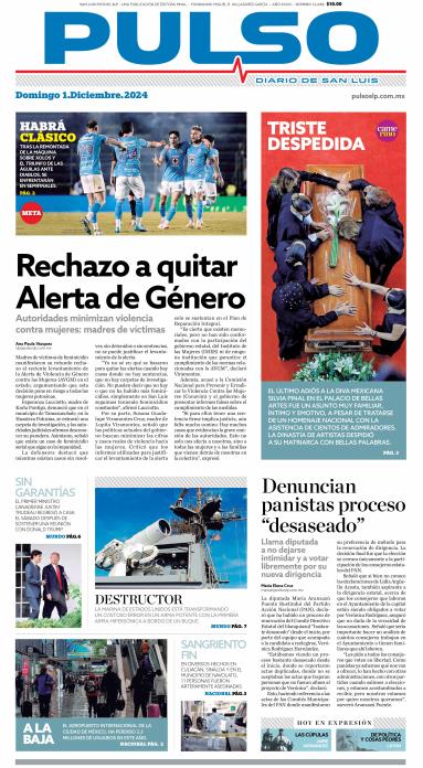 Edicion Impresa Portada de Hoy