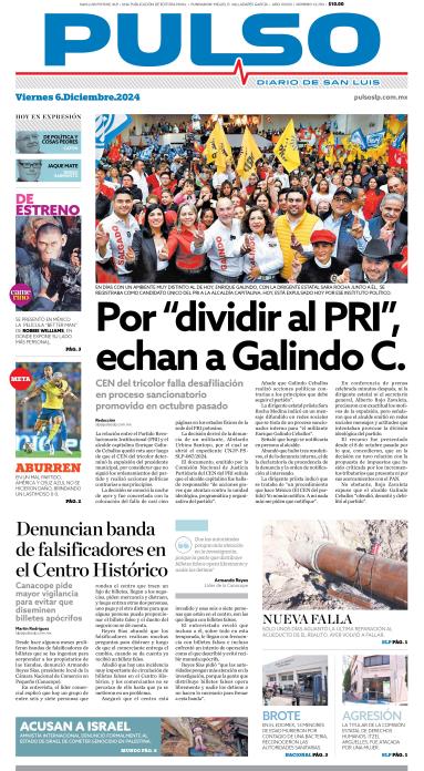 Edicion Impresa Portada de Hoy