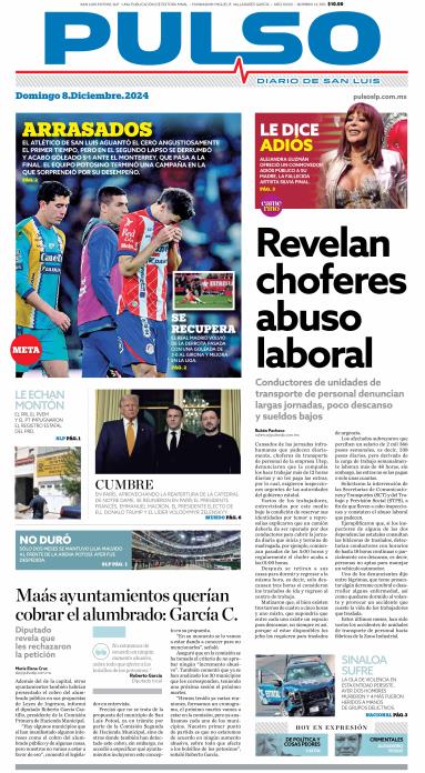 Edicion Impresa Portada de Hoy