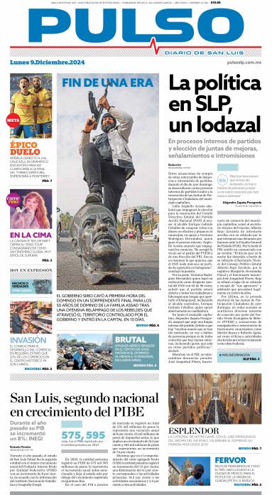 Edicion Impresa Portada de Hoy