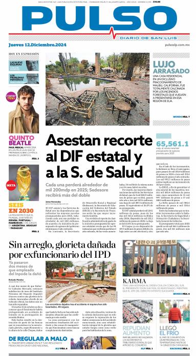 Edicion Impresa Portada de Hoy