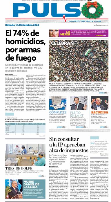 Edicion Impresa Portada de Hoy