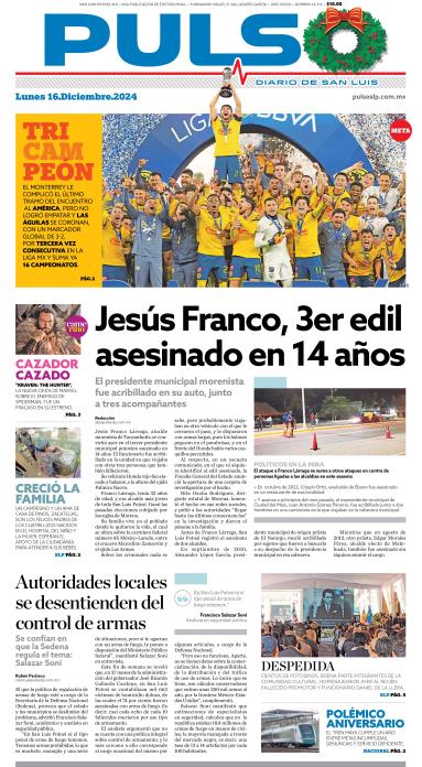 Edicion Impresa Portada de Hoy