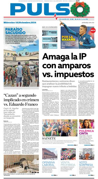 Edicion Impresa Portada de Hoy