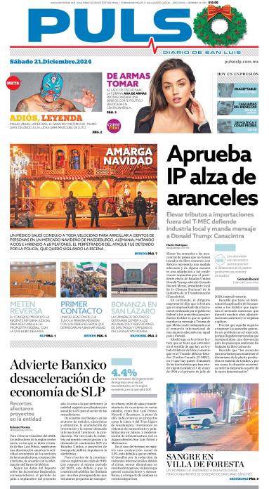 Edicion Impresa Portada de Hoy