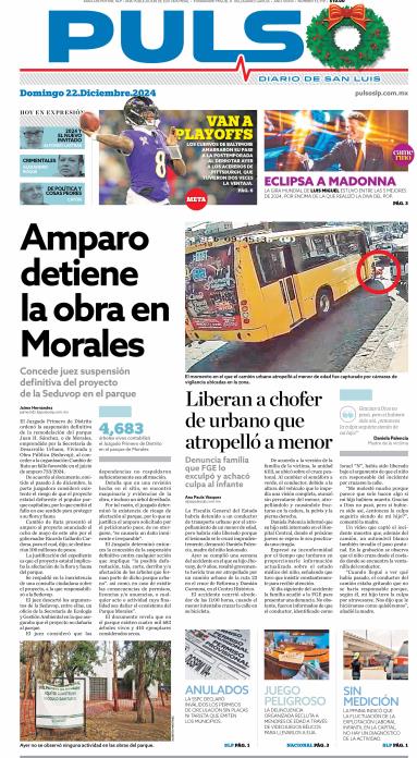 Edicion Impresa Portada de Hoy