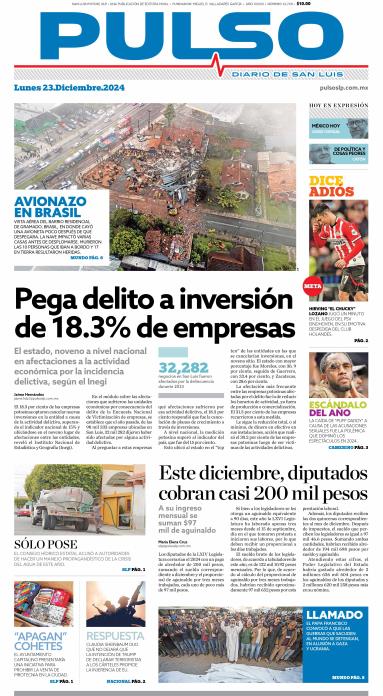 Edicion Impresa Portada de Hoy