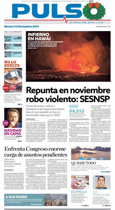 Edicion Impresa Portada de Hoy