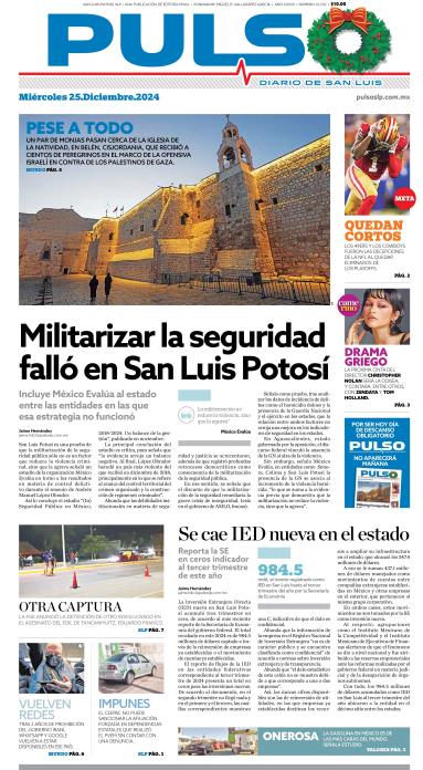 Edicion Impresa Portada de Hoy