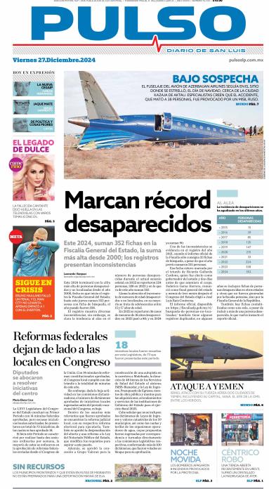 Edicion Impresa Portada de Hoy