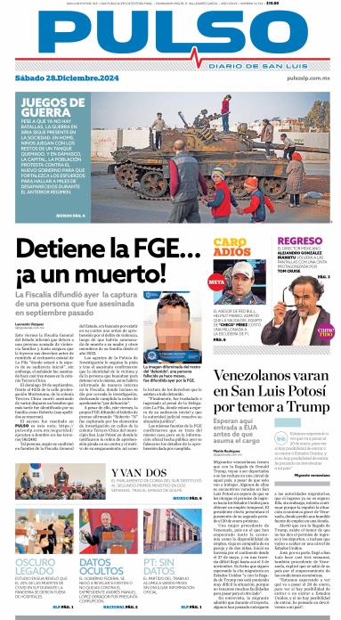 Edicion Impresa Portada de Hoy