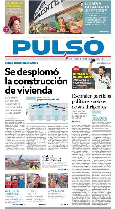 Edicion Impresa Portada de Hoy