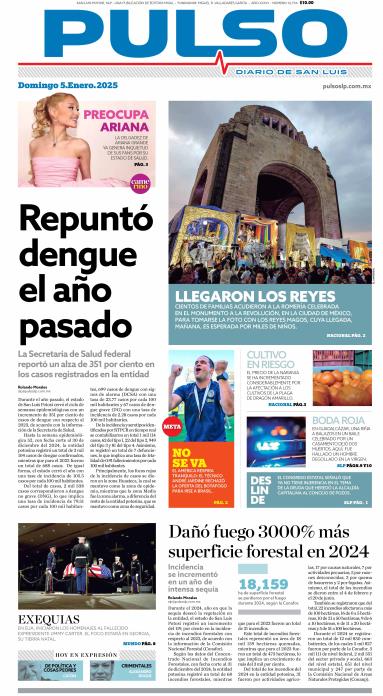 Edicion Impresa Portada de Hoy