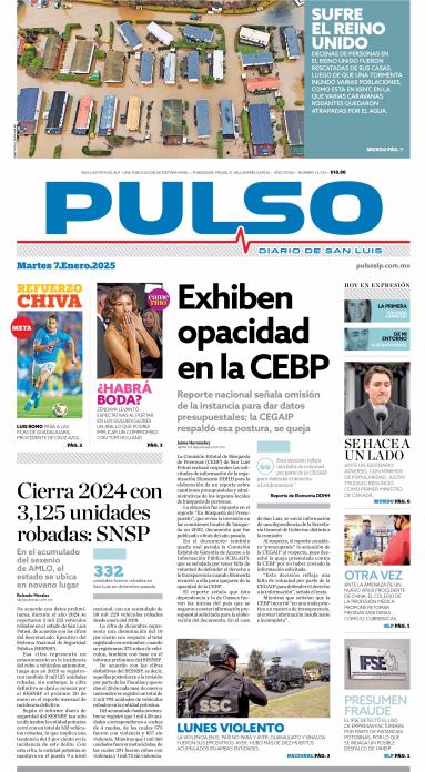 Edicion Impresa Portada de Hoy