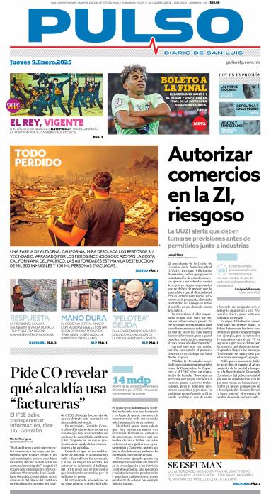 Edicion Impresa Portada de Hoy