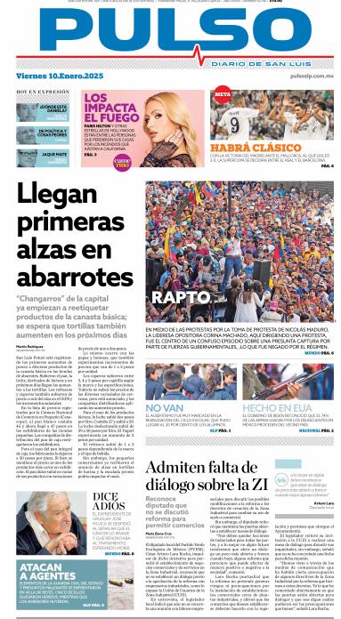 Edicion Impresa Portada de Hoy