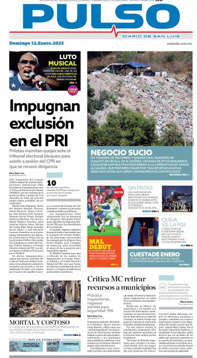 Edicion Impresa Portada de Hoy