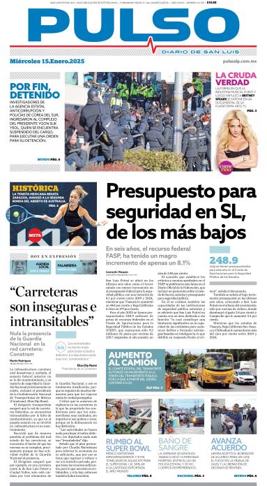 Edicion Impresa Portada de Hoy