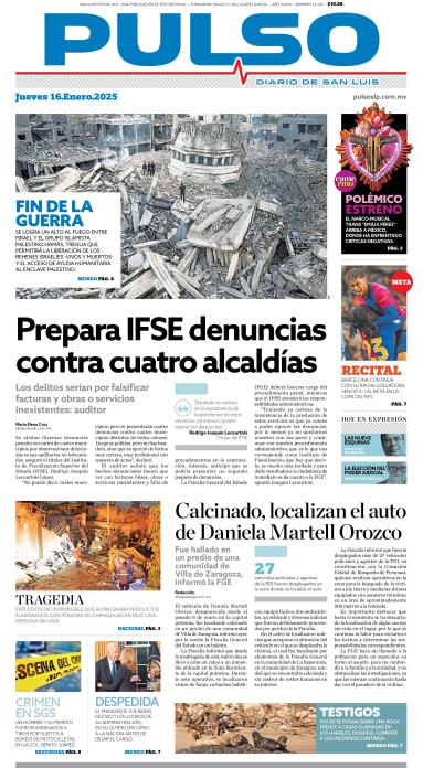 Edicion Impresa Portada de Hoy