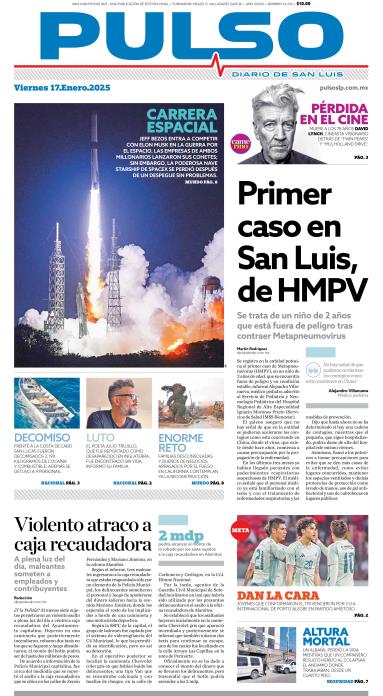 Edicion Impresa Portada de Hoy