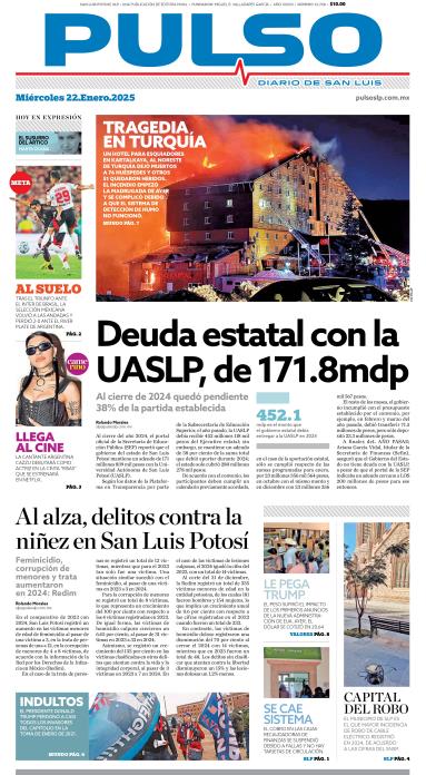 Edicion Impresa Portada de Hoy