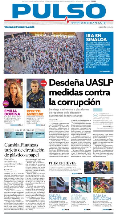 Edicion Impresa Portada de Hoy