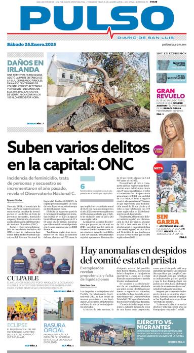 Edicion Impresa Portada de Hoy