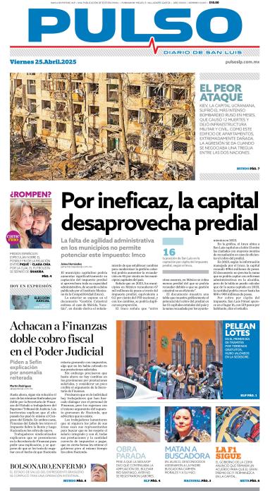 Edicion Impresa Portada de Hoy