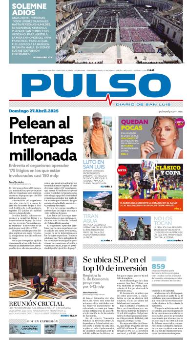 Edicion Impresa Portada de Hoy