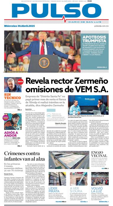 Edicion Impresa Portada de Hoy