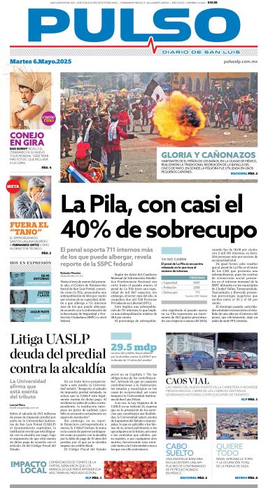 Edicion Impresa Portada de Hoy