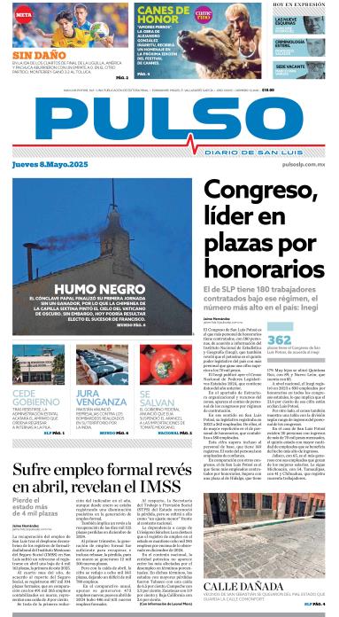 Edicion Impresa Portada de Hoy