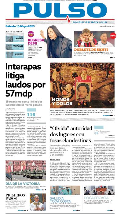 Edicion Impresa Portada de Hoy