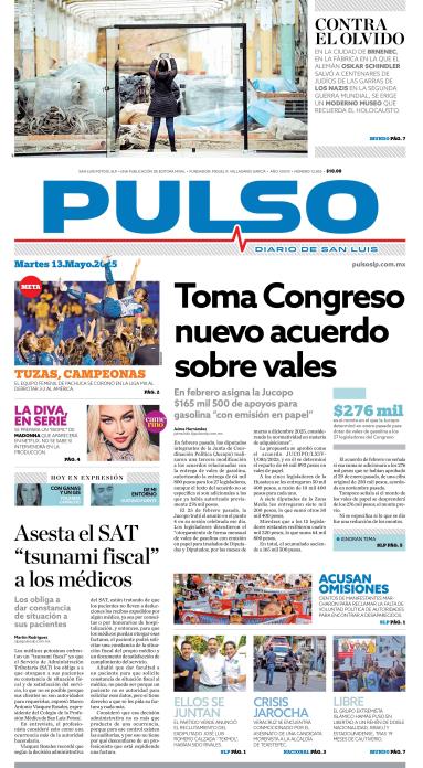 Edicion Impresa Portada de Hoy