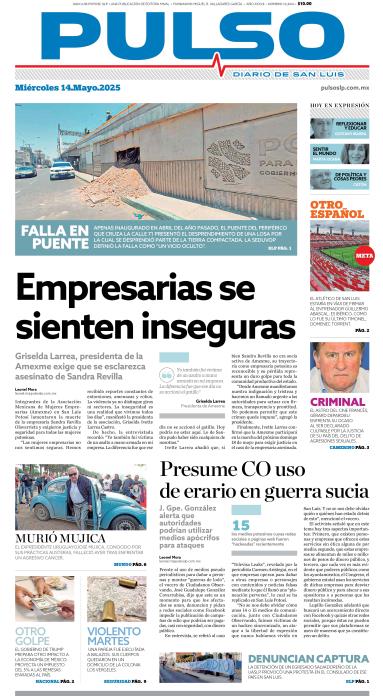 Edicion Impresa Portada de Hoy