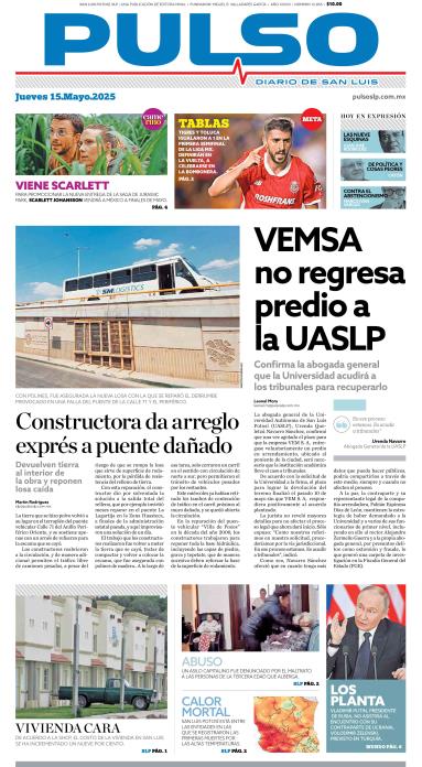 Edicion Impresa Portada de Hoy