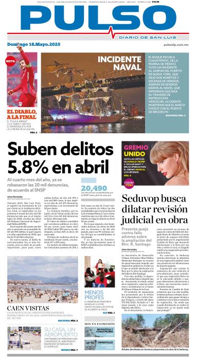 Edicion Impresa Portada de Hoy