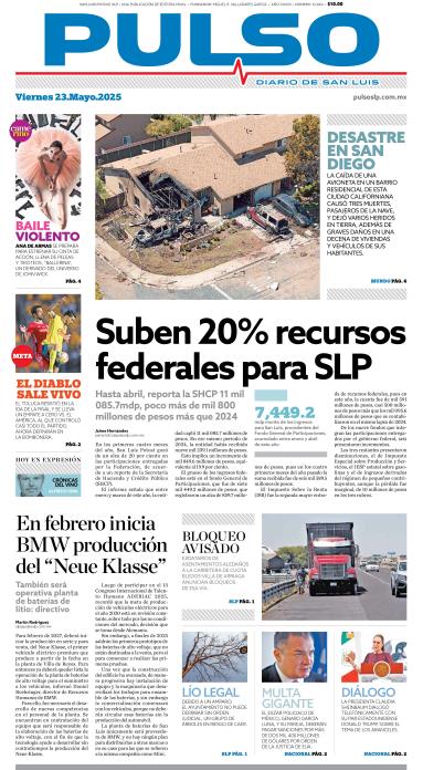 Edicion Impresa Portada de Hoy