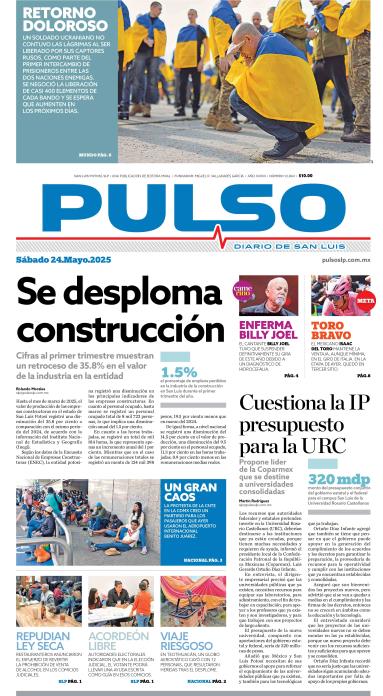 Edicion Impresa Portada de Hoy