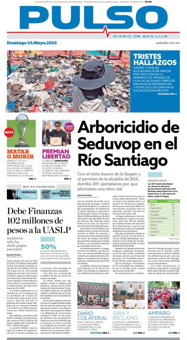 Edicion Impresa Portada de Hoy